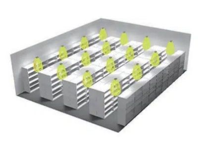 Conception d'éclairage d'entrepôt